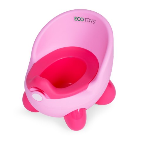 Nocnik toaleta sedes dla dzieci wyjmowany wkład antypoślizgowe nóżki różowy ECOTOYS ECOTOYS Nocnik toaleta sedes dla dzieci wyjmowany wkład antypoślizgowe nóżki różowy ECOTOYS ECOTOYS
