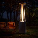 Ogrzewacz parasol gazowy grzejnik 13 kW szklany na ogród patio reduktor wąż pokrowiec MultiGarden MultiGarden