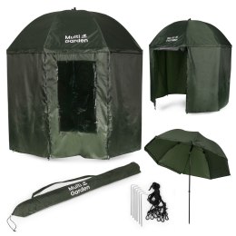 Parasol wędkarski z pełną osłoną namiot wodoodporny regulacja wysokości MultiGarden MultiGarden