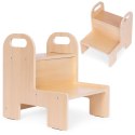 Pomocnik kuchenny kitchen helper schodki dla dzieci sklejka ECOTOYS ECOTOYS