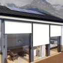 Roleta markiza pionowa zwijana na korbkę balkon taras altana beżowa MultiGarden MultiGarden