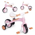Rower rowerek biegowy z pedałami - treningowy kółka boczne 3w1 różowy ECOTOYS ECOTOYS