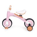 Rower rowerek biegowy z pedałami - treningowy kółka boczne 3w1 różowy ECOTOYS ECOTOYS