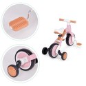 Rower rowerek biegowy z pedałami - treningowy kółka boczne 3w1 różowy ECOTOYS ECOTOYS