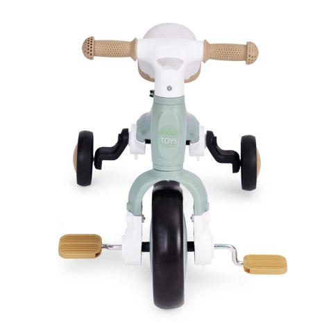 Rower rowerek biegowy z pedałami - treningowy kółka boczne 3w1 zielony ECOTOYS ECOTOYS Rower rowerek biegowy z pedałami - treningowy kółka boczne 3w1 zielony ECOTOYS ECOTOYS