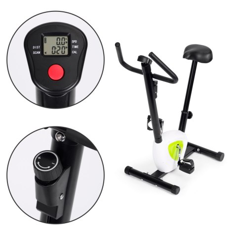 Rower treningowy rowerek stacjonarny fitness do ćwiczeń w domu obciążenie mechaniczne ModernHome ModernHome Rower treningowy rowerek stacjonarny fitness do ćwiczeń w domu obciążenie mechaniczne ModernHome ModernHome