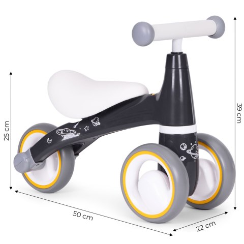 Rowerek biegowy dla dzieci bezpieczna konstrukcja koła EVA "Kosmiczny" ECOTOYS ECOTOYS Rowerek biegowy dla dzieci bezpieczna konstrukcja koła EVA "Kosmiczny" ECOTOYS ECOTOYS