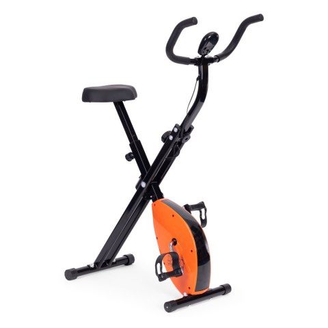 Rowerek treningowy rower stacjonanry fitness mechaniczny licznik komputer płynna regulacja - pomarańczowy ModernHome ModernHome Rowerek treningowy rower stacjonanry fitness mechaniczny licznik komputer płynna regulacja - pomarańczowy ModernHome ModernHome
