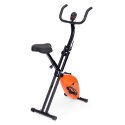 Rowerek treningowy rower stacjonanry fitness mechaniczny licznik komputer płynna regulacja - pomarańczowy ModernHome ModernHome