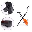 Rowerek treningowy rower stacjonanry fitness mechaniczny licznik komputer płynna regulacja - pomarańczowy ModernHome ModernHome