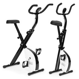 Rowerek treningowy rower stacjonarny fitness mechaniczny licznik komputer płynna regulacja - biały ModernHome ModernHome