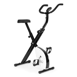 Rowerek treningowy rower stacjonarny fitness mechaniczny licznik komputer płynna regulacja - biały ModernHome ModernHome