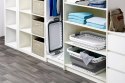 Składany kosz na pranie miska silikonowa biało-szara 20 L ModernHome ModernHome
