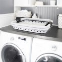 Składany kosz na pranie miska silikonowa biało-szara 20 L ModernHome ModernHome