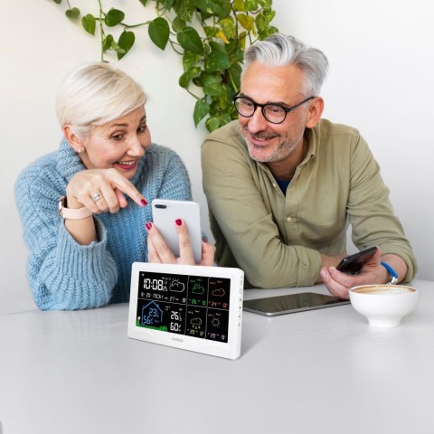Stacja pogodowa WIFI z prognozą pogody METEO Stacja pogodowa WIFI z prognozą pogody METEO