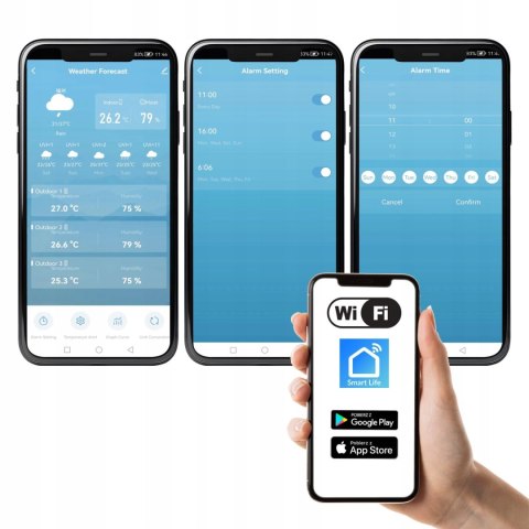 Stacja pogodowa WIFI z prognozą pogody METEO Stacja pogodowa WIFI z prognozą pogody METEO