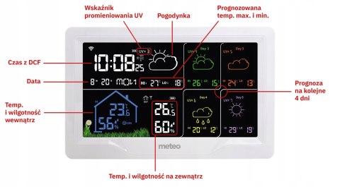 Stacja pogodowa WIFI z prognozą pogody METEO Stacja pogodowa WIFI z prognozą pogody METEO