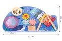 Stolik z instrumentami stół muzyczny cymbałki talerz perkusyjny tarka motyw morski ECOTOYS ECOTOYS