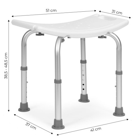 Taboret krzesełko prysznicowy łazienkowe rehabilitacyjne ModernHome ModernHome Taboret krzesełko prysznicowy łazienkowe rehabilitacyjne ModernHome ModernHome