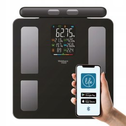 Waga łazienkowa analityczna 15 parametrów Apple Health Google Fit SCALA WEBBER WEBBER