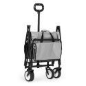 Wózek plażowy transportowy ogrodowy składany szary 48x90 cm MultiGarden MultiGarden