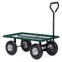 Wózek transportowy ogrodowy 200 kg otwierane burty duże pompowane koła MultiGarden MultiGarden