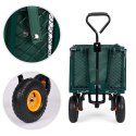 Wózek transportowy ogrodowy 400 kg do traktorka otwierane burty duże pompowane koła MultiGarden MultiGarden