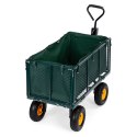 Wózek transportowy ogrodowy 400 kg do traktorka otwierane burty duże pompowane koła MultiGarden MultiGarden