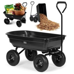 Wózek transportowy ogrodowy taczka wywrotka 75L 200 kg duże pompowane koła MultiGarden MultiGarden