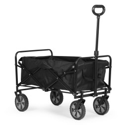 Wózek transportowy składany duży wózek ogrodowy plażowy czarny 47x105 cm MultiGarden MultiGarden