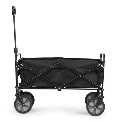 Wózek transportowy składany duży wózek ogrodowy plażowy czarny 47x105 cm MultiGarden MultiGarden Wózek transportowy składany duży wózek ogrodowy plażowy czarny 47x105 cm MultiGarden MultiGarden