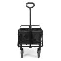 Wózek transportowy składany duży wózek ogrodowy plażowy czarny 47x105 cm MultiGarden MultiGarden