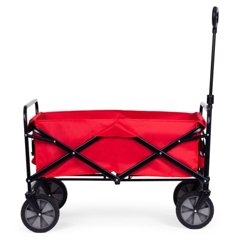 Wózek transportowy składany duży wózek ogrodowy plażowy czerwony 47x105 cm MultiGarden MultiGarden Wózek transportowy składany duży wózek ogrodowy plażowy czerwony 47x105 cm MultiGarden MultiGarden