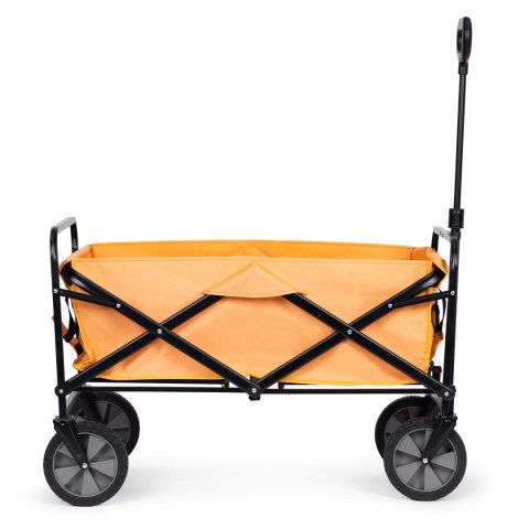 Wózek transportowy składany duży wózek ogrodowy plażowy pomarańczowy 47x105 cm MultiGarden MultiGarden Wózek transportowy składany duży wózek ogrodowy plażowy pomarańczowy 47x105 cm MultiGarden MultiGarden