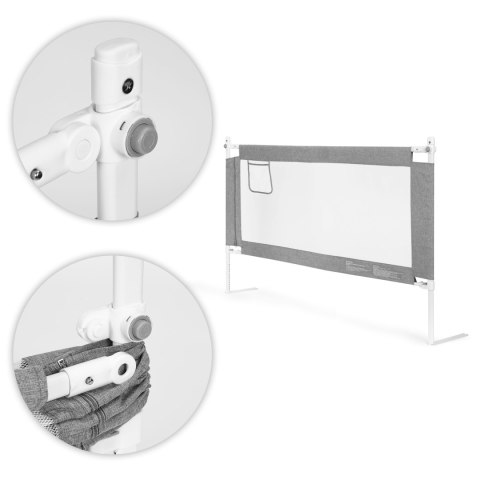 Barierka ochronna na łóżko 150 cm osłona zabezpieczenie dla dzieci ECOTOYS ECOTOYS Barierka ochronna na łóżko 150 cm osłona zabezpieczenie dla dzieci ECOTOYS ECOTOYS