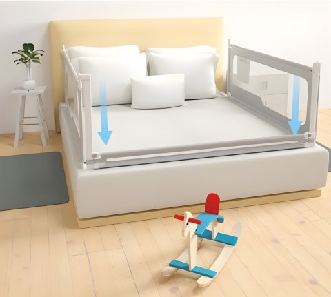 Barierka ochronna na łóżko 150 cm osłona zabezpieczenie dla dzieci ECOTOYS ECOTOYS Barierka ochronna na łóżko 150 cm osłona zabezpieczenie dla dzieci ECOTOYS ECOTOYS