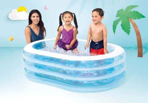 Basen dmuchany brodzik dla dzieci owalny 163x109x46 cm INTEX 57482 INTEX Basen dmuchany brodzik dla dzieci owalny 163x109x46 cm INTEX 57482 INTEX