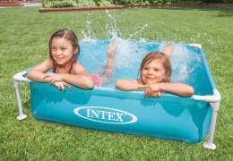 Basen stelażowy kwadratowy brodzik dla dzieci 122x122x30 cm INTEX 57173 INTEX