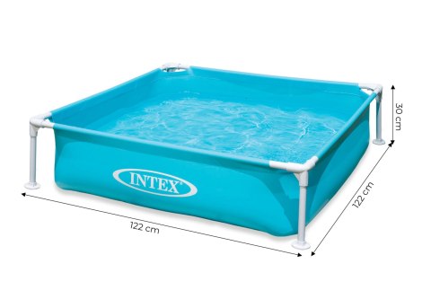 Basen stelażowy kwadratowy brodzik dla dzieci 122x122x30 cm INTEX 57173 INTEX Basen stelażowy kwadratowy brodzik dla dzieci 122x122x30 cm INTEX 57173 INTEX