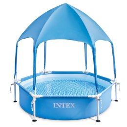 Basen stelażowy okrągły brodzik z daszkiem dla dzieci 183x38 cm INTEX 28209 INTEX