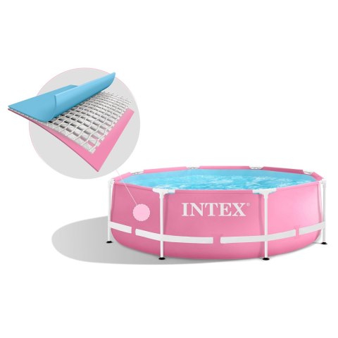 Basen stelażowy okrągły dla dzieci 244x76 cm różowy INTEX 28290 INTEX Basen stelażowy okrągły dla dzieci 244x76 cm różowy INTEX 28290 INTEX