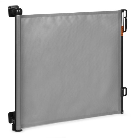 Bramka barierka roleta 150 cm ochronna zabezpieczająca na schody i drzwi - szara ECOTOYS ECOTOYS Bramka barierka roleta 150 cm ochronna zabezpieczająca na schody i drzwi - szara ECOTOYS ECOTOYS