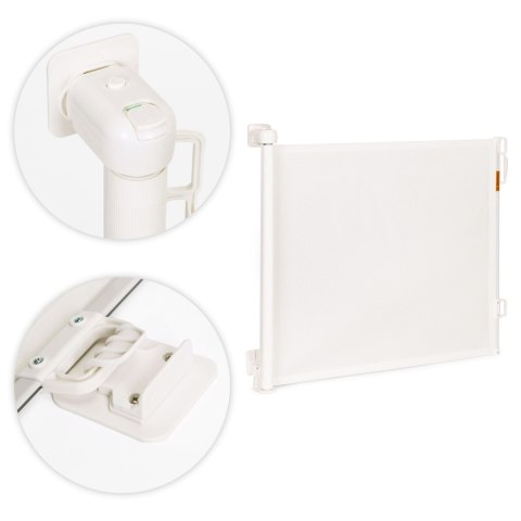 Bramka barierka roleta 180 cm ochronna zabezpieczająca na schody i drzwi - beżowa ECOTOYS ECOTOYS Bramka barierka roleta 180 cm ochronna zabezpieczająca na schody i drzwi - beżowa ECOTOYS ECOTOYS