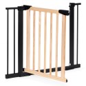 Bramka barierka zabezpieczająca 74-100 cm na schody i drzwi metal drewno dodatkowe panele ECOTOYS