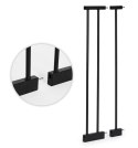 Bramka barierka zabezpieczająca 74-100 cm na schody i drzwi metal drewno dodatkowe panele ECOTOYS
