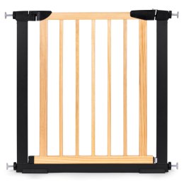 Bramka barierka zabezpieczająca 74-80 cm na schody i drzwi metal drewno ECOTOYS