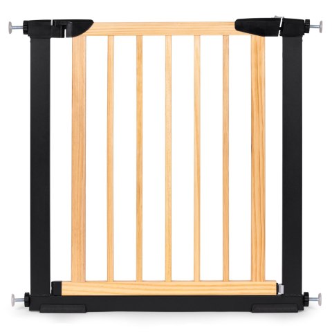 Bramka barierka zabezpieczająca 74-80 cm na schody i drzwi metal drewno ECOTOYS Bramka barierka zabezpieczająca 74-80 cm na schody i drzwi metal drewno ECOTOYS