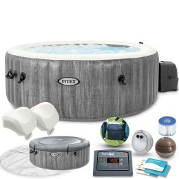 Nadmuchiwanejacuzzi hydromasaż 4 os. 196x71 cm WIFI akcesoria premium INTEX 28440 INTEX