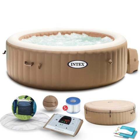 Nadmuchiwane jacuzzi hydromasaż 4 os. 196x71 cm akcesoria premium INTEX 28426 INTEX Nadmuchiwane jacuzzi hydromasaż 4 os. 196x71 cm akcesoria premium INTEX 28426 INTEX