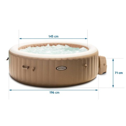 Nadmuchiwane jacuzzi hydromasaż 4 os. 196x71 cm akcesoria premium INTEX 28426 INTEX Nadmuchiwane jacuzzi hydromasaż 4 os. 196x71 cm akcesoria premium INTEX 28426 INTEX